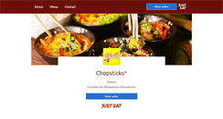 Desktop Screenshot of chopsticks-takeaway.com